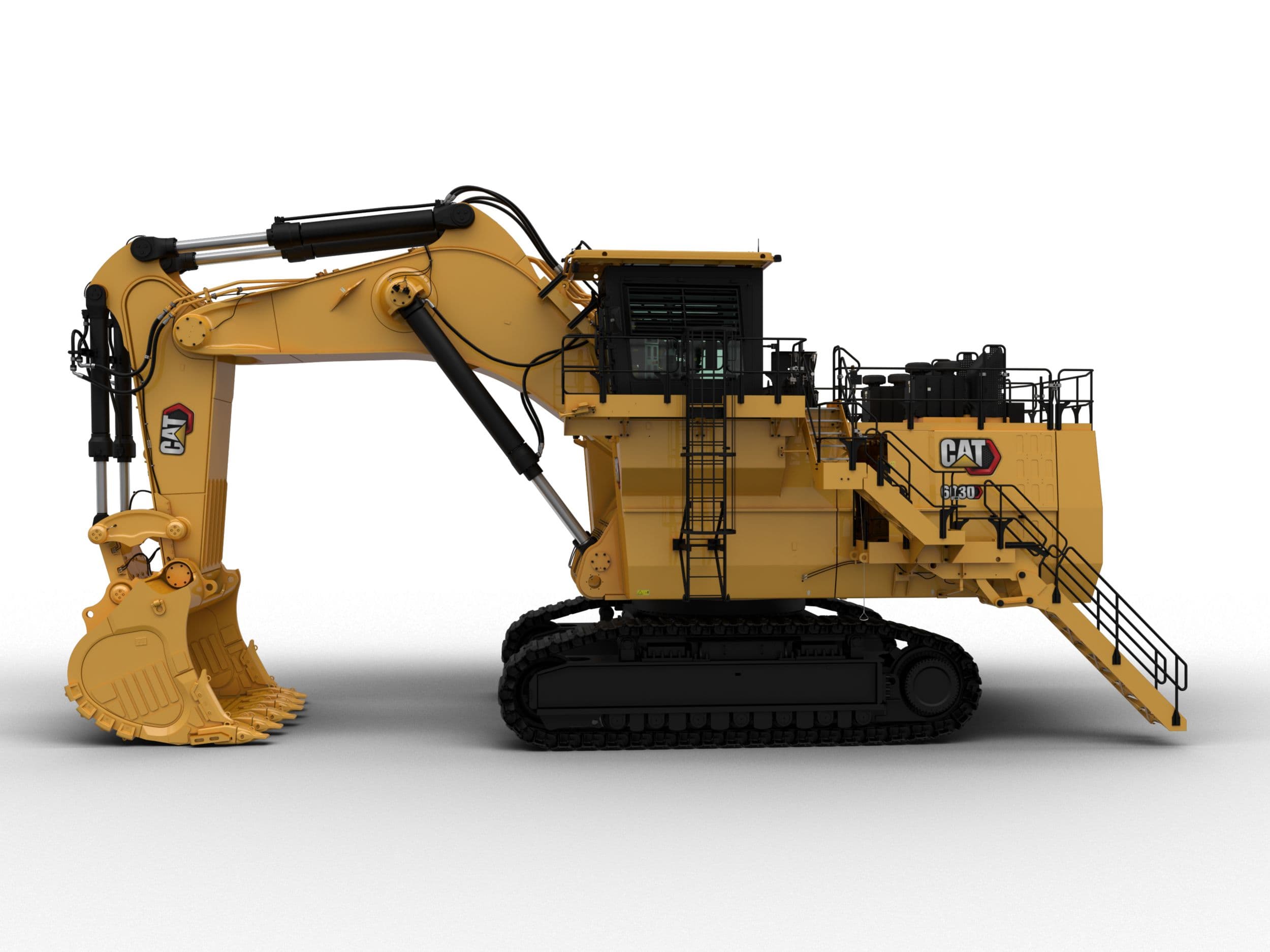 6030 Backhoe Side View